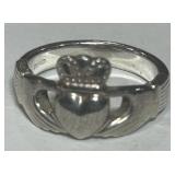 STERLING SILVER RING 4.1 GRS