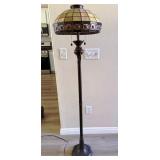 15 - STAINED GLASS FLOOR LAMP