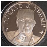 DONALD TRUMP - ONE OUNCE .999 FINE SILVER (3)