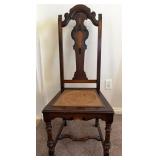 15 - ANTIQUE PERU CHAIR WORKS SIDE CHAIR