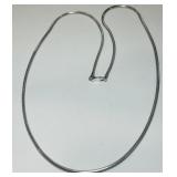 STERLING SILVER 24" SNAKE CHAIN 19.8 GRS