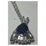 STERLING SILVER PENDANT WITH 18INCH CHAIN 4.70GRS