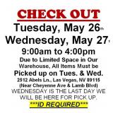 AUCTION PICK UP DAYS & HOURS