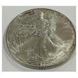 2000 1oz  AMERICAN EAGLE SILVER DOLLAR