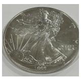 1999 1oz  AMERICAN EAGLE SILVER DOLLAR