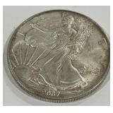 2007 1oz  AMERICAN EAGLE SILVER DOLLAR