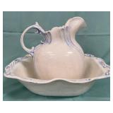 11 - VINTAGE WASHBASIN & PITCHER (M1)