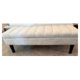 15 - UPHOLSTERED STORAGE BENCH