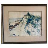 15 - CLAYTON 1923 BEACH DUNES ART FRAMED