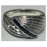 STERLING SILVER RING 5.1 GRS
