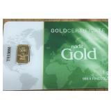 1 GR 999.9 GOLD