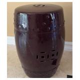 11 - CERAMIC PLANT STAND/ STOOL