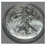 1 oz  AMERICAN EAGLE SILVER DOLLAR