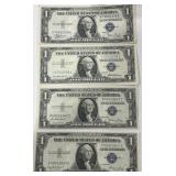 4 1DOLLAR SILVER CERTIFICATE