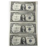 4 1DOLLAR SILVER CERTIFICATE