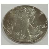 1987 1oz  AMERICAN EAGLE SILVER DOLLAR