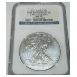 2011 AMERICAN EAGLE SILVER DOLLAR MS70