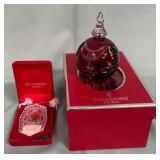 11 - TWO WATERFORD CRYSTAL TREE ORNAMENTS (M17)