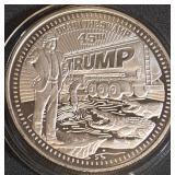 DONALD TRUMP - ONE OUNCE .999 FINE SILVER (19)