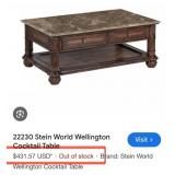 15 - VINTAGE COFFEE TABLE& TWO SIDE TABLES