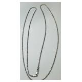 STERLING SILVER 30" ROPE CHAIN 7.2 GRS