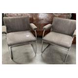 696 - PAIR OF MATCHING STENDIG ARM CHAIRS (C)