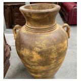 11 - RUSTIC STYLE URN PLANTER 36"T