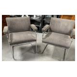 696 - PAIR OF MATCHING STENDIG ARM CHAIRS (A)