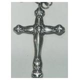 STERLING SILVER CROSS WITH CHAIN 7.3 GRS