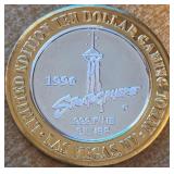 STRATOSPHERE -  $10 .999 FINE SILVER TOKEN (60)