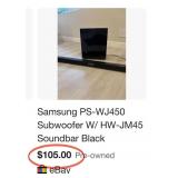 431 - SAMSUNG POWER BAR WITH SPEAKER (A24)