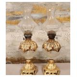 11 - TWO VINTAGE OIL LAMPS (M96)