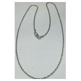 STERLING SILVER 18" CHAIN 3.5 GRS