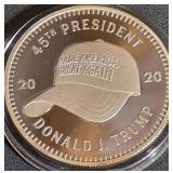DONALD TRUMP - ONE OUNCE .999 FINE SILVER (13)