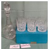 11 - WATERFORD CRYSTAL GLASSWARE & DECANTER