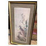 431 - JAPANESE ART PAINTING  42X21" (A16)