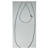 STERLING SILVER 24" CHAIN 4.5 GRS