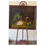 15 - STILL LIFE ART WITH DISPLAY EASEL