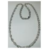 STERLING SILVER 20" ROPE CHAIN 23.9 GRS