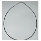 STERLING SILVER OMEGA NECKLACE 12 GRS