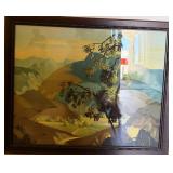 15 - FRAMED ART 27.5X33.5"