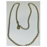 GOLD PLATED STERLING SILVER MILANO CHAIN 10.8 GRS