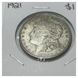 1921 MORGAN SILVER DOLLAR