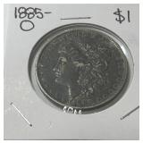 1885-O MORGAN SILVER DOLLAR
