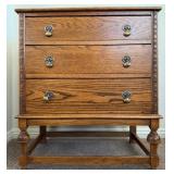 15 - THREE-DRAWER DRESSER