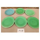 11 - SIX FIESTA WARE PLATES (M118)