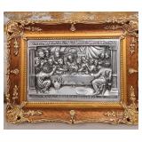 11 - 3D REPOUSSE METAL WALL ART FRAMED