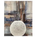 11 - WOVEN GLOBE CHANDELIER