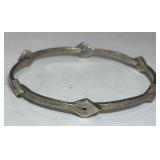 STERLING SILVER BANGLE BRACELET 15.40GRS