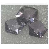 10.25CT SPECIAL CUT  AMETHYST 3 STONE SET
